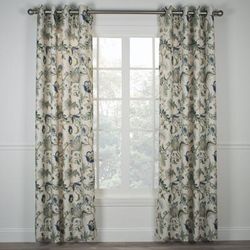 Wide Width Brissac Lined Grommet Panel by Brissac in Blue (Size 50" W 84" L)