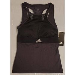 Adidas Tops | Adidas Women Tennis New York Sleeveless Tank Top Black Dx4316 Size Xs | Color: Black | Size: Xs