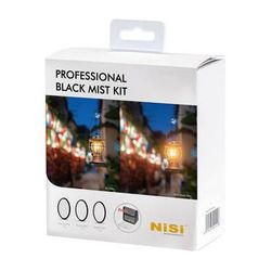 NiSi 77mm Professional Black Mist 1/2, 1/4, and 1/8 Filter Kit with Case NIR77BLKMISTPROKIT