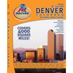 MacVan Denver Colorado Regional Street Guide & Road Atlas