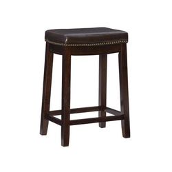 Claridge Counter Stool by Linon Home Décor in Brown