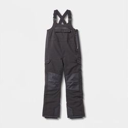 Kids' Sport Snow Bib with 3M Thinsulate Insulation - All in Motion Black L