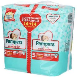 Pampers Baby-dry Mutandino 5 (12-18 Kg) 28 pz Pannolini
