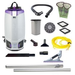 ProTeam GoFit 10, 10 quart Backpack Vacuum 107690 with ProBlade Carpet Tool Kit 107530