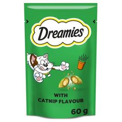 8x60g Catnip Dreamies Cat Treats