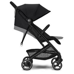 Cybex Beezy 2 Compact Stroller + Aton 2 SensorSafe Travel System Bundle - Ocean Blue / Lavastone Bla