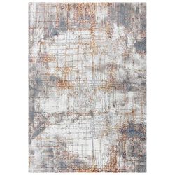 Alora Decor Opal Ivory and Grey Multi-colored Abstract Rug