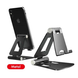 Support de téléphone portable pliable en métal pour iPhone 12 11 Pro Max Xiaomi mi 10 7 8 X XS