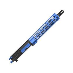 XTS Complete Upper Receiver w/o BCG AR-15 300 BO 19.5in 10.5in Pistol 1-8 Twist 5/8x24 Thread M-LOK Bird Cage Black Nitride Finish Blue XTSCUBO10BL