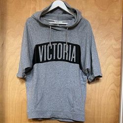 Victoria's Secret Tops | Gray Victoria Secret Hoodie | Color: Gray | Size: S