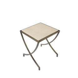 STEVE SIDE TABLE IN BRASS - Shatana Home Z-STEVE-ST BRASS