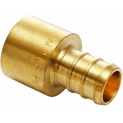 1 in. x 1 in. Lead Free Brass Pex Sweat Adapter - American Imaginations AI-35164