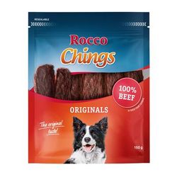 4x150g Beef Rocco Chings Originals Dog Treats