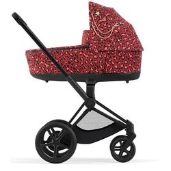 Cybex ePriam 2 Electronic Assist Complete Stroller with Lux Bassinet Bundle - Rockstar by Alec Voelk