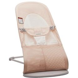 BabyBjrn Bouncer Balance Soft, Light Gray Frame Mesh Pearly Pink/Grey