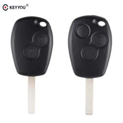 KEYYOU – coque de clé de voiture à télécommande à 2/3 boutons pour Renault Dacia Modus Clio 3 Twingo