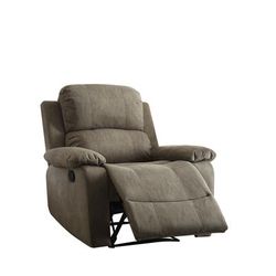 Recliner (Motion) by Acme in Gray Microfiber