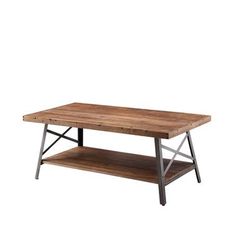 Coffee Table by Acme in Weathered Oak Black