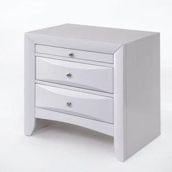 Nightstand by Acme in White