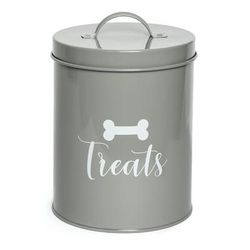 Jasper Treat Tin Pet by Park Life Designs in Grey
