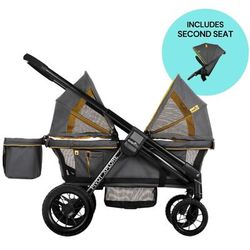 Evenflo Pivot Xplore All-Terrain Stroller Wagon + Second Seat Bundle - Adventurer