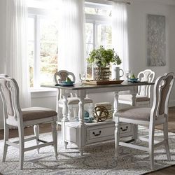 5 Piece Gathering Table Set - Liberty Furniture 244-DR-5GTS