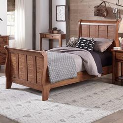 Full Sleigh Bed - Liberty Furniture 175-YBR-FSL