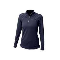 Back On Track Odele Iontex 1/4 Zip Long Sleeve - L - Blue - Smartpak