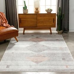 Well Woven Lotus Argonne Southwestern Machine Washable Area Rug