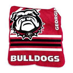 Georgia Raschel Throw Home Textiles by NCAA in Multi