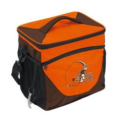 Cleveland Browns 24 Can Cooler Coolers by NFL in Multi