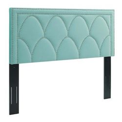 Greta Performance Velvet King/California King Headboard in Mint