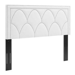 Greta Performance Velvet King/California King Headboard in White