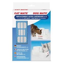 6x Replacement Filters For Closer Pets Three-Level Fountain
