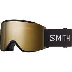 Smith Squad Mag Low Bridge Fit Googles ChromaPop Sun Black Gold Mirror Black M007570JX99MN