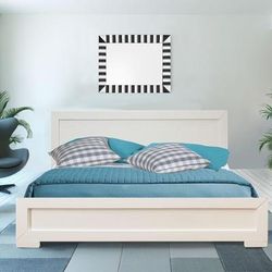 Oxford Platform Bed by Camden Isle in White (Size QUEEN)