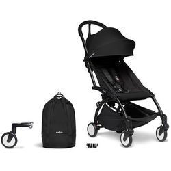 Babyzen YOYO2 Ultra Compact Complete 6+ Stroller & Rolling Bag Bundle - Black/Black