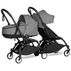 Babyzen YOYO Connect Double Stroller Bassinet / 6+ Bundle - Black / Grey
