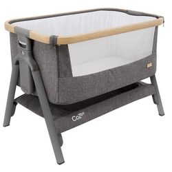 Tutti Bambini CoZee Bedside Crib - Oak / Charcoal
