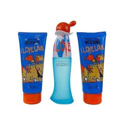 I Love Love 3 Piece Set by Moschino for Women Standard Eau De Toilette for Women