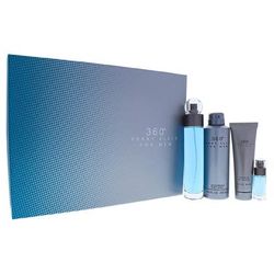 Perry Ellis 360 for Men 4 Piece Set Standard Fragrance Body Spray for Men