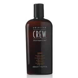 3-IN-1 Shampoo Conditioner and Bodywash by American Crew for Men 15.2 oz Hair Shampoo for Men