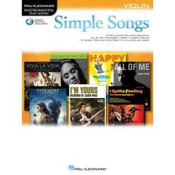 Simple Songs - Instrumental Play-Along For Violin (Book/Online Audio) [With Access Code]