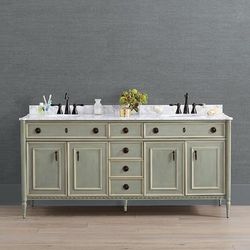 Etienne 72" Double Bath Vanity - French Patina Double Vanity - Frontgate