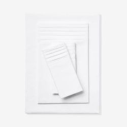 Microfiber Pleated Hem Sheet Set by BrylaneHome in Off White (Size TWIN)