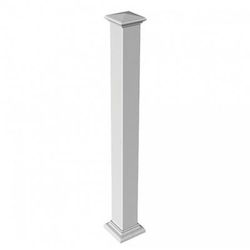 RDI Titan Pro Rail Post Kits 38.125 Inch - Blank - White