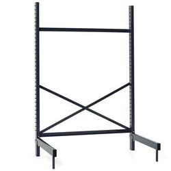 Metro SM863048-KIT SmartLever Cantilevered Shelving Base Unit - 52 1/4"L x 34 1/2"W x 86 3/8"H, Steel, Gray
