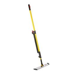 Rubbermaid Pulse Spray Mop - 56" with 18" Microfiber Pads, Yellow, 1835528
