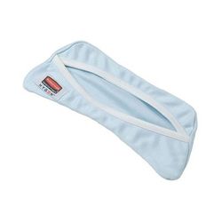 Rubbermaid FGQ87100BL00 Hygen Flexi-Frame Glass Mop Cover - Microfiber, Blue