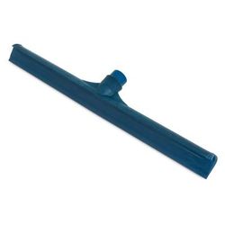 Carlisle 3656714 20" Floor Squeegee Head - Straight, Foam Rubber Blade, Blue